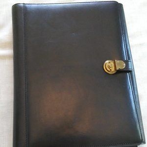 Ralph Lauren Black Leather Padfolio